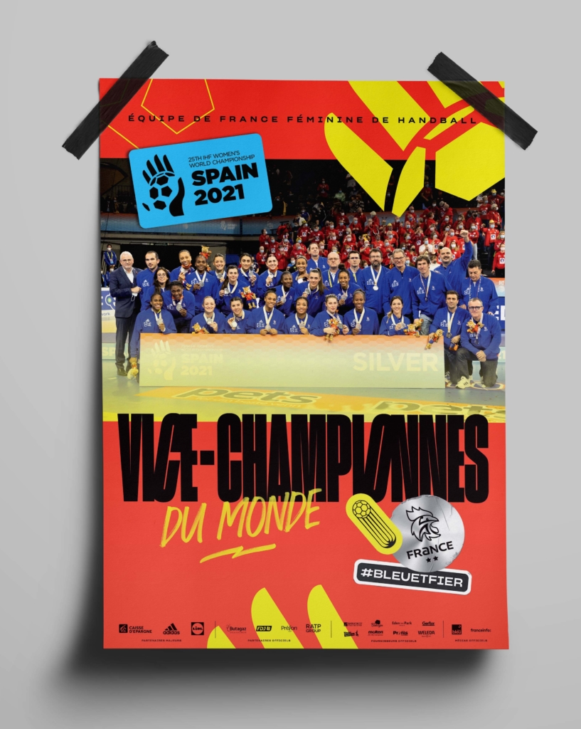 Affiche Vice-Champions Monde 2021