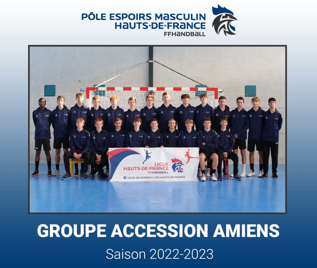 Groupe Accession Amiens Masc 2022-23 (survet)