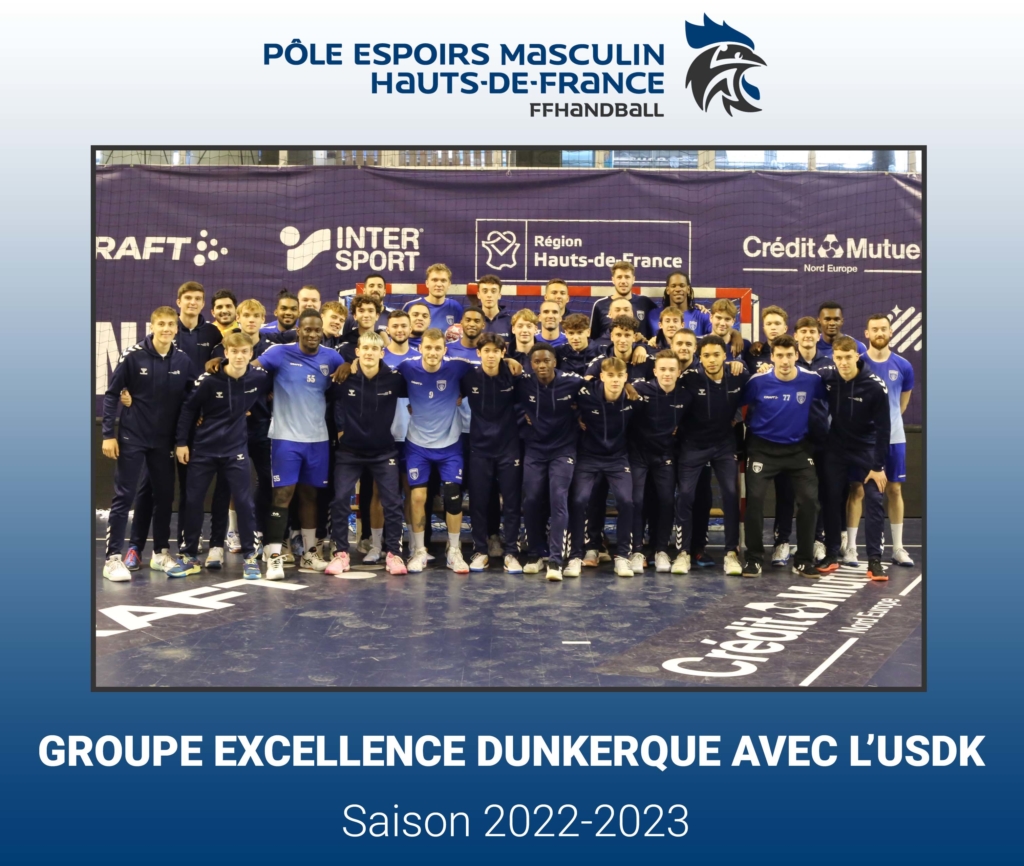 Groupe Excellence Dunkerque Masc 2022-23 (Pole - USDK)