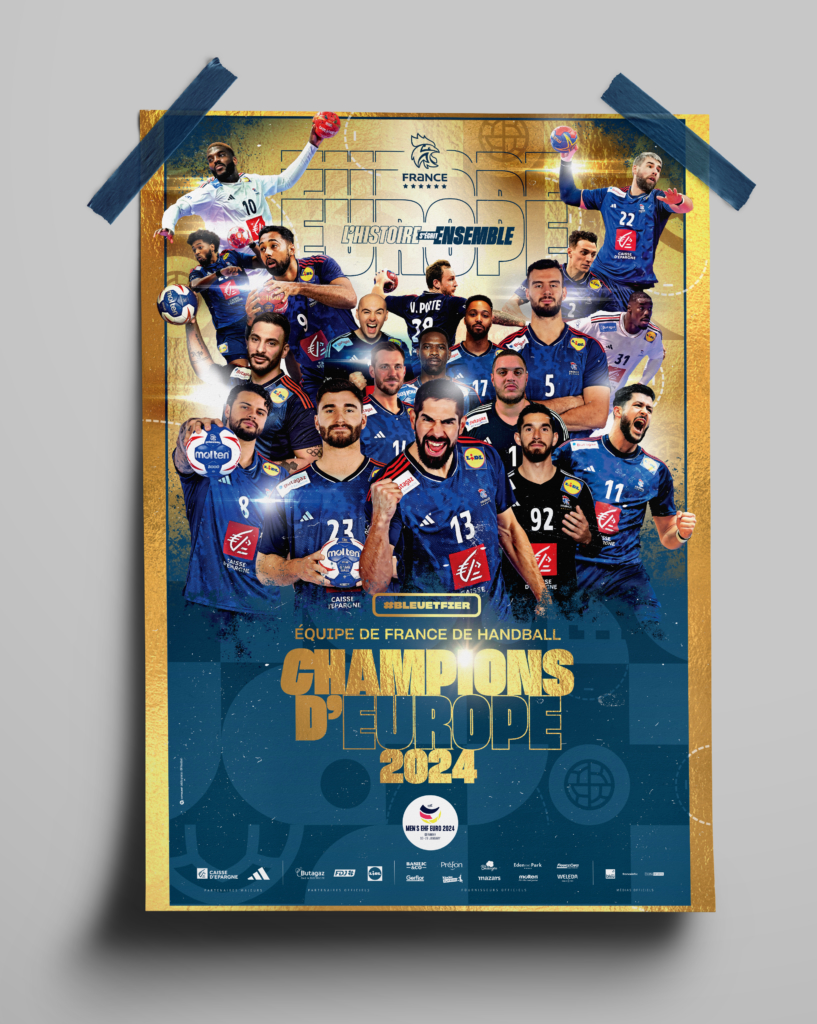 Affiche Champions d'Europe 2024