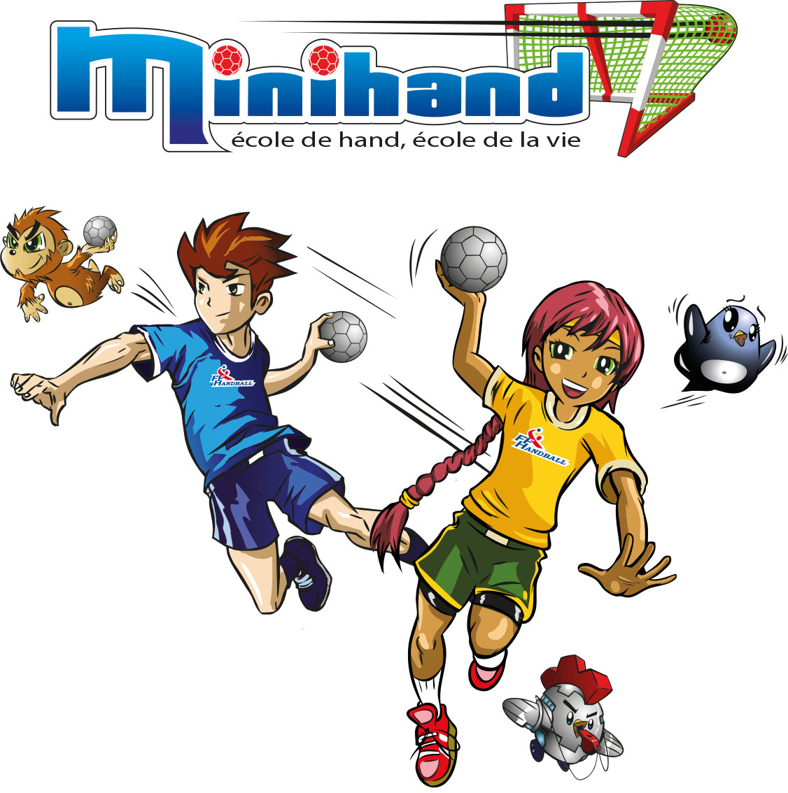 mini-hand flyer Joueur de baby-hand