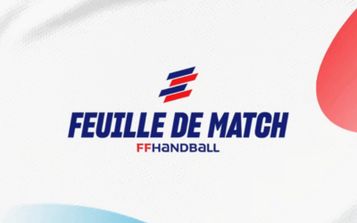 Nouvelle Feuille de Match Electronique